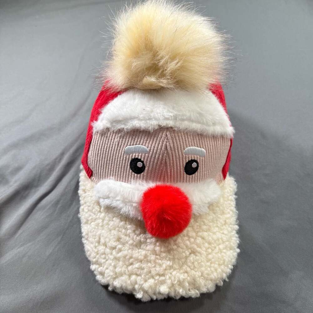 Holiday Time Santa Claus Character Corduroy Baseball Cap One Size